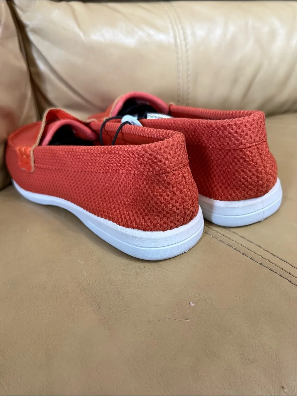CL by Laundry Coral Knit Penny Loafers Women’s 9W Wide Width NWT